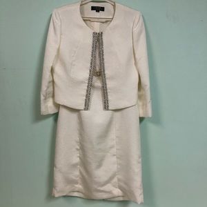 Tahari Arthur S. Levine Suit Dress and Blazer Set